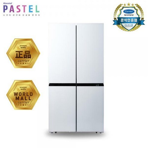 캐리어 파스텔 4도어 냉장고 CRF-SN560WFC (566L)