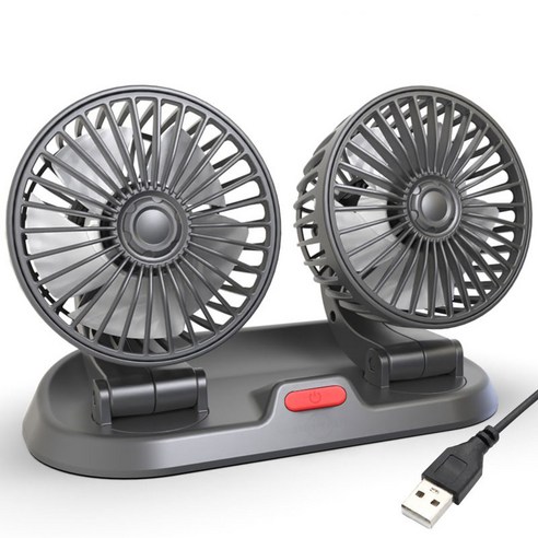 차량용 선풍기 12V 24V USB 거치형 차량선풍기, USB 모델