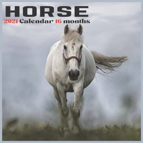 Horse Calendar 2021: Official Farm Horses Wall Calendar 2021 Paperback, Independently Published, English, 9798582034759