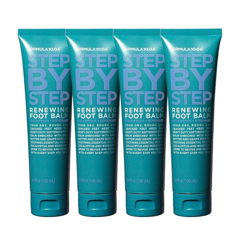 포뮬라1006 스텝 바이 리뉴잉 풋 밤 100ml, 4개, 1개입