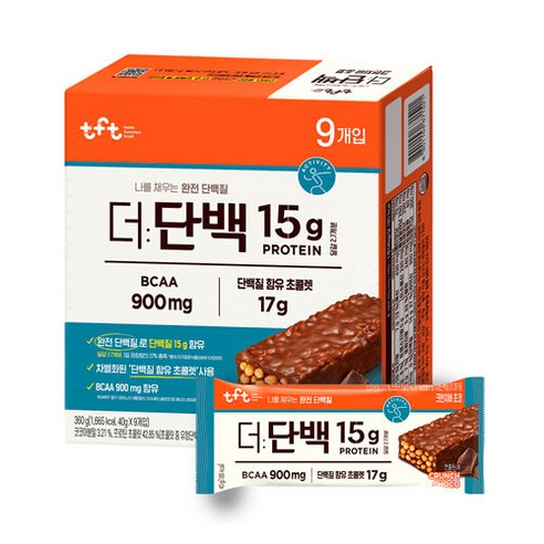 빙그레 더단백 크런치바 초코 40g x 9개입, 360g, 45개