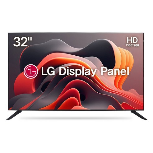 프레젠티비 81cm(32인치) HD LED TV 대기업정품패널, 고객 직접설치, 스탠드형