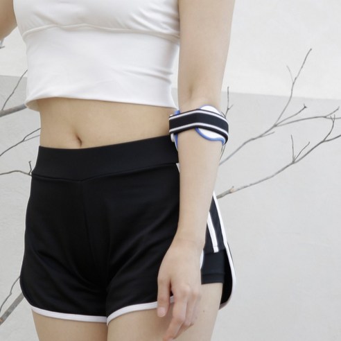 의사책 BN-307 팔꿈치부목 테니스엘보 보호대 1등급 신고 의료기기, 1개, 화이트