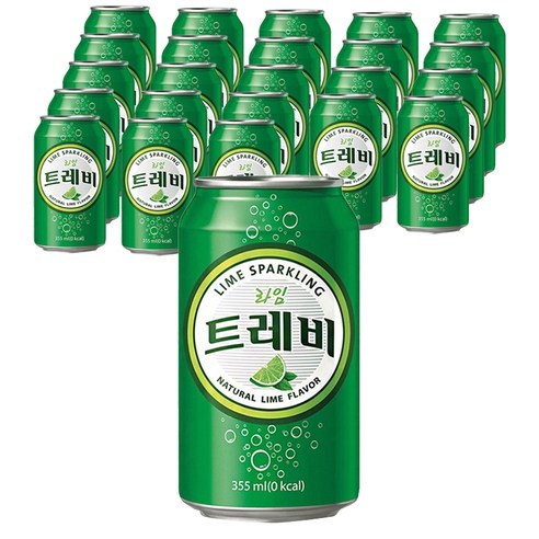 롯데 트레비 라임, 355ml, 24개