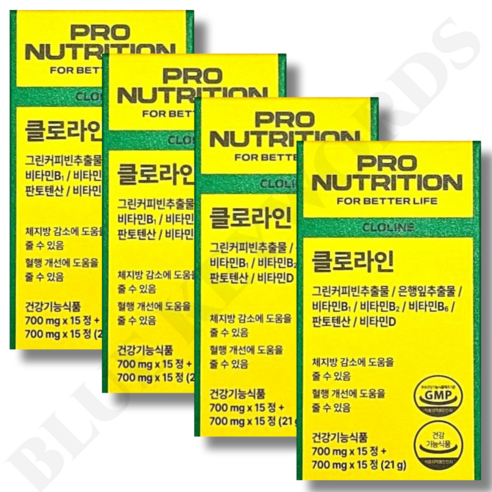 프로뉴트리션 클로라인, 30정, 4개