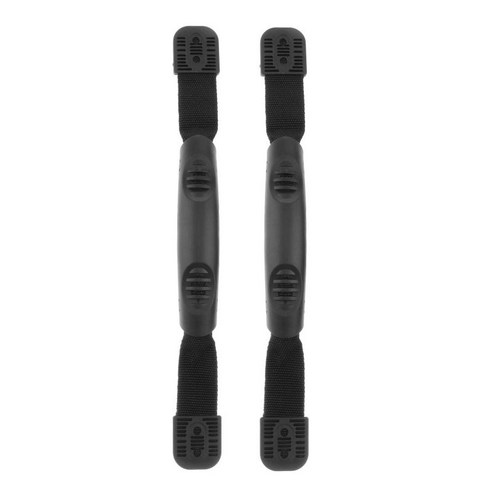 2 pcs 카약 카누 사이드 마운트 핸들 pvc 플라스틱 보트 패들 내구성 잡아 당김, 1 더블 구멍