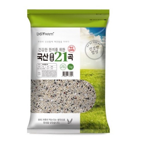 국산 혼합 21곡, 1kg, 1개