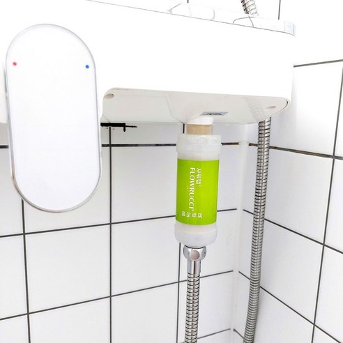 플로루찌 석회수 샤워필터: 깨끗한 물로 시작하는 건강한 피부 습관 연수기