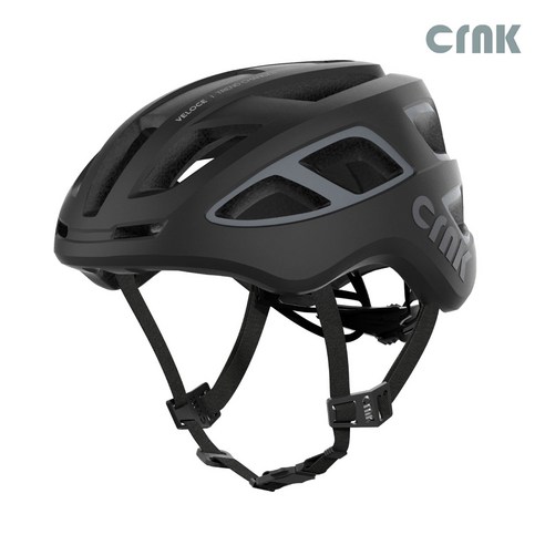 CRNK 크랭크 자전거 헬멧 로드 어반 MTB 전기자전거 전동 킥보드 벨로체, 블랙