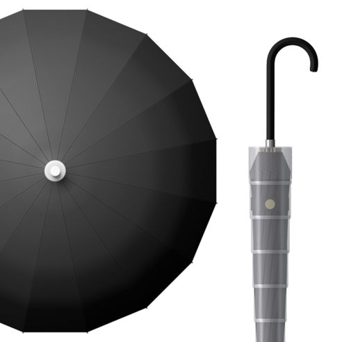장우산  빼다 반투명 빗물받이 커버 자동 배수 16K 튼튼한 우산 고급 예쁜 파스텔 장우산