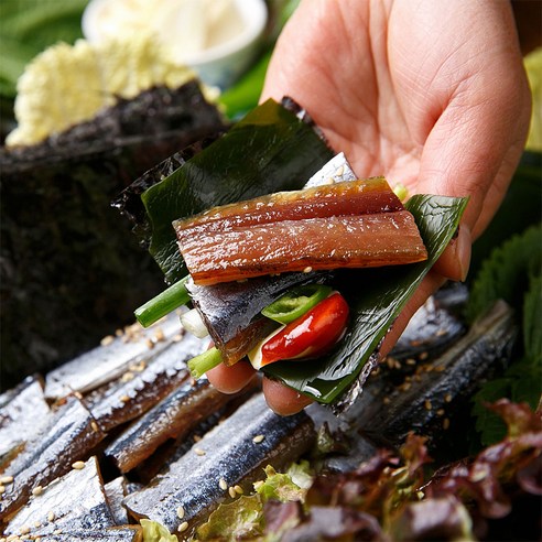 손질 걱정 없이 즐기는 포항 구룡포 덕장직송 과메기의 신선한 맛!