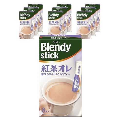 블렌디 스틱 홍차오레, 10개, 8개입