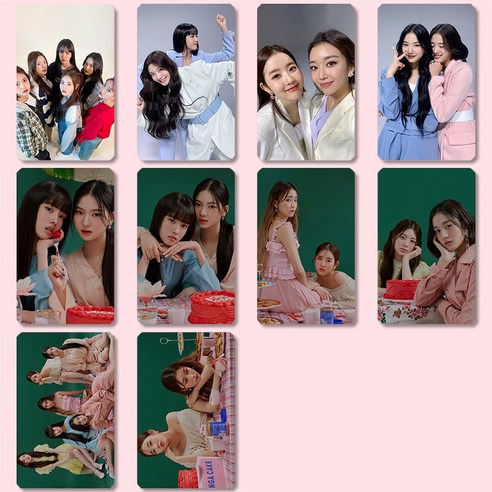 스테이씨 (STAYC) 굿즈 STEREOTYPE 엘범 굿즈 포토카드 활동 셀카 카드 10장 10종 세트 모음, 단체 10장 2