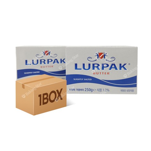 [박스] 루어팍 가염 버터 250g 10개입 매일유업 덴마크, 20개