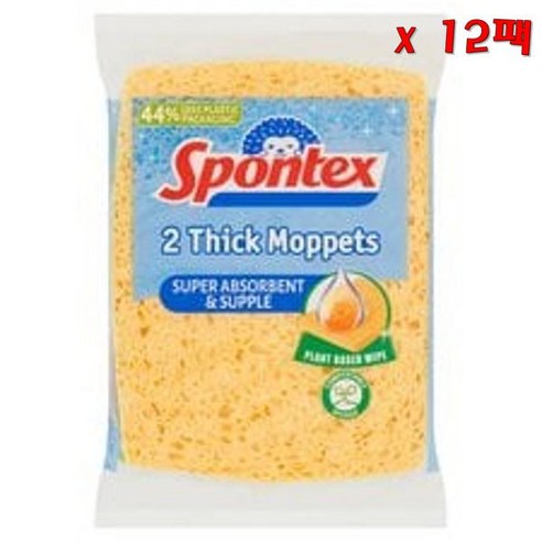 Spontex 스폰텍스 틱 몹페츠 2 개입 12팩