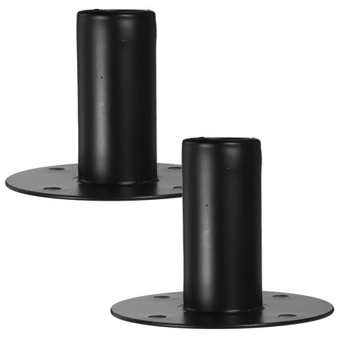 모니터 스피커 스탠드 거치대 – 무대 스피커 스탠드 베이스, 알루미늄 합금 트레이 및 금속 브라켓, 블랙 삼성스피커거치대