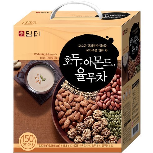 담터 호두 아몬드 율무차, 18g, 150개입, 1개