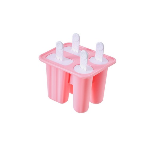 다나에 아이스크림 금형 플라스틱 아이스 래터를 가져 가기 쉬운 만화, 네 사각형 핑크