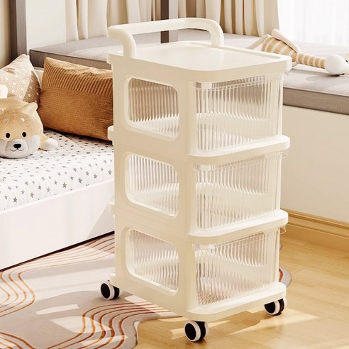 공간 효율성과 디자인을 겸비한 육아 필수템, 베테랑 빗살클리어 무빙 트롤리