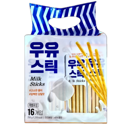 밀크 스틱256g(16gx16개입), 256g, 1개 밀크클래식쌀과자 밀크 스틱256g(16gx16개입), 256g, 1개 밀크클래식쌀과자