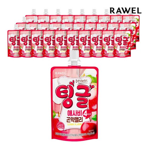 로엘 팅글 애사비 곤약젤리, 80g, 30개