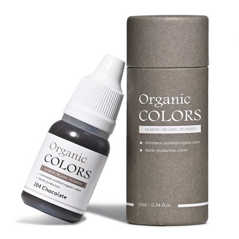 래쉬몬스터 오가닉 수지엠보 색소 아이라인 입술반영구 눈썹문신 스킨커버 10ml, 1개, [엠보 수지] 204 초코렛