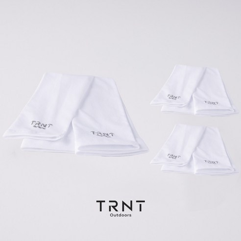 [TRNT] 티알앤티 아웃도어 프리미엄 국산 쉘론 무봉제 쿨토시 2P x 3세트, 화이트 3세트