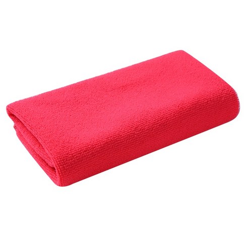 ZZJJC 네모난200g/m세섬유네모30*30 두툼한 네모 수건 청소 행주 차수건, 30cm*30cM, 로즈레드