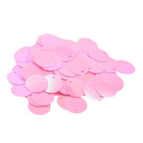 2-6pack DIY 반짝이 라운드 느슨한 장식 조각 Paillettes 바느질 공예 16mm 핑크, 분홍색, 플라스틱