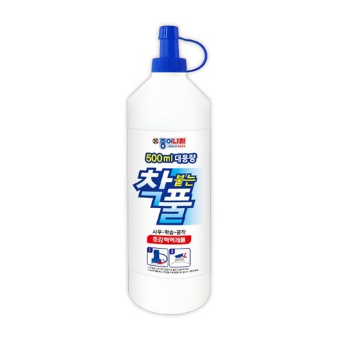 종이나라 착풀 500ml 대용량 착붙는 풀, 종이나라 착붙는풀 500ml, 1개