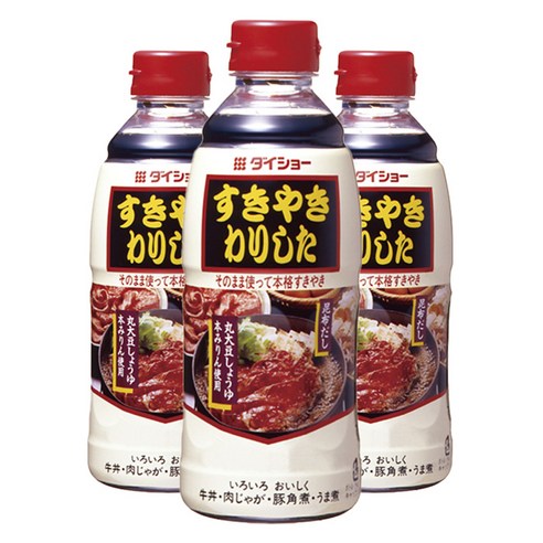 다이쇼 스키야키 국물소스 A, 3개