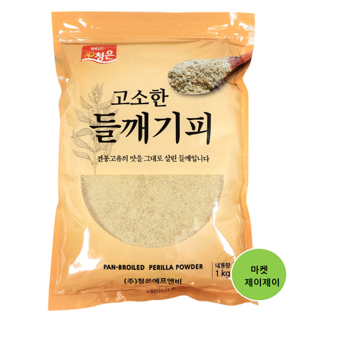 청은 고소한 들깨기피, 1kg, 12개, 1kg