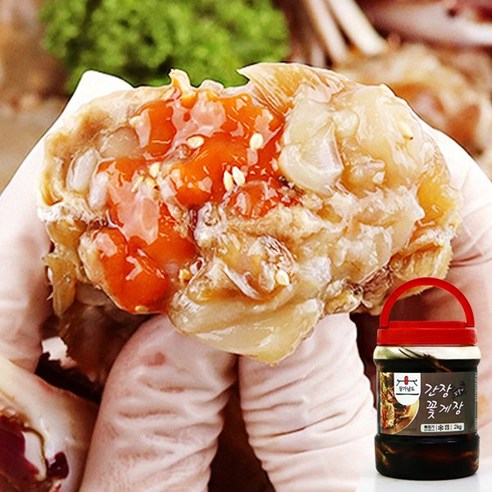 여수 장가남도 간장 암꽃게장 2kg, 1개