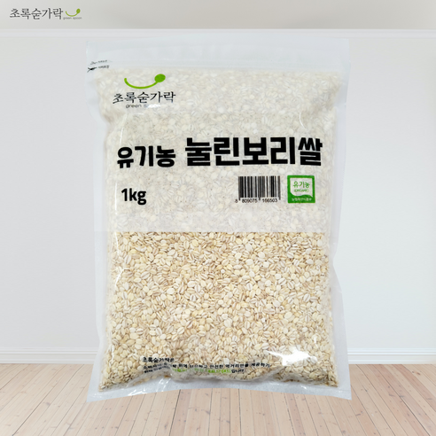 [초록숟가락] 무농약 압맥 1kg 국내산 유기농 친환경 잡곡, 1개, 유기농 압맥 1kg