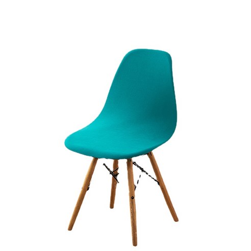 Elastic 의자 커버 Eames 의자 커버 북유럽 쉘 의자 커버 간단한 현대 식당 의자 커버, 에메랄드 그린, 伊姆斯椅套常规款