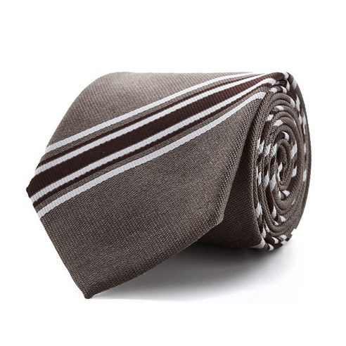 에스티코 브라운 볼드 스트라이프 넥타이 SNTSZ25BTH