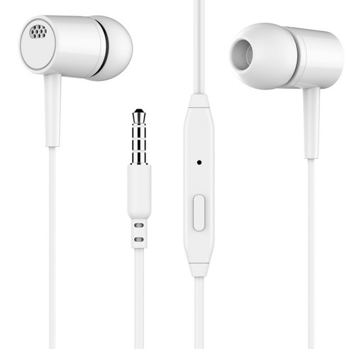 우석 S36 유선 이어폰 이어폰을 꽂습니다 MP3 게임 이어폰 밴드 맥뮤직 이어폰, S36 맥=화이트입니다, 규격 없음