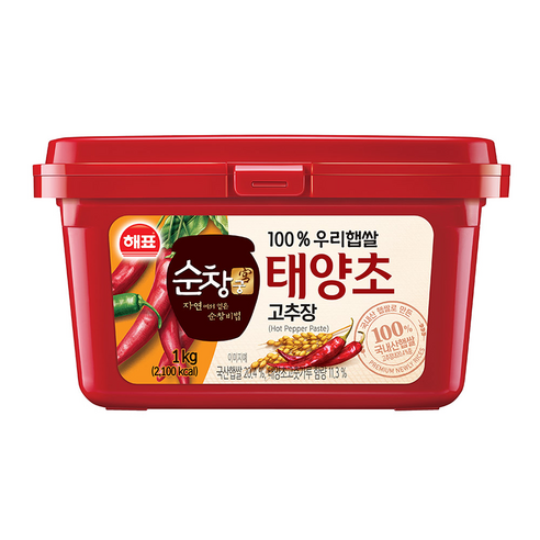 1kg 순창궁 우리햅쌀 태양초 고추장 1개 
장/소스/드레싱/식초