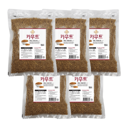 한드레 카무트 호라산밀, 500g, 5개