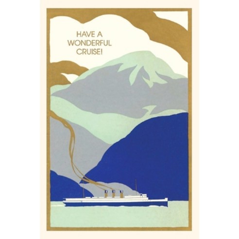 (영문도서) Vintage Journal Ocean Liner Cruise with Mountains Paperback, Found Image Press, English, 9781648111488
