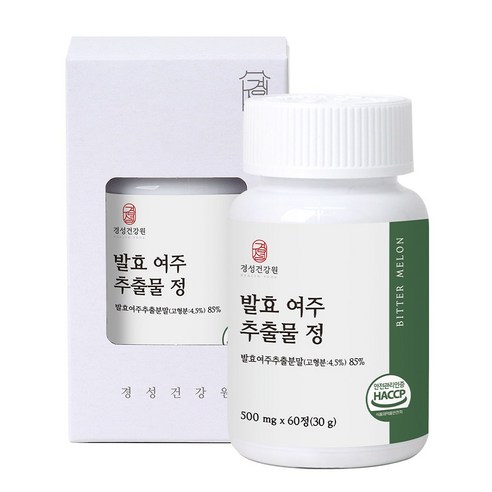 경성건강원 발효여주 추출물 여주정 60정 도담, 1개