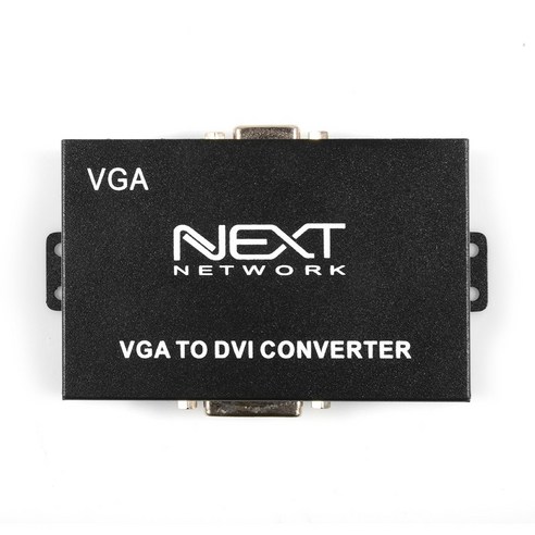 넥스트 VGA to DVI-D 변환 컨버터 (NEXT-2425VDC) 스위칭허브/서버-프린터서버, 선택없음