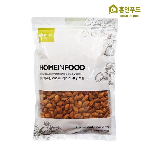 홈인푸드 23년산 햇 볶음아몬드 1kg, 1개