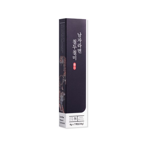 남자라면 철두철미 / 중요한 일에 있어 시작과 끝아 같아야 합니다. 철!, 1개, 7개입, 28g