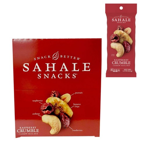 1+1 Sahale Snacks 클래식 과일 견과류 트레일 믹스 1.5온스 18팩, 18개