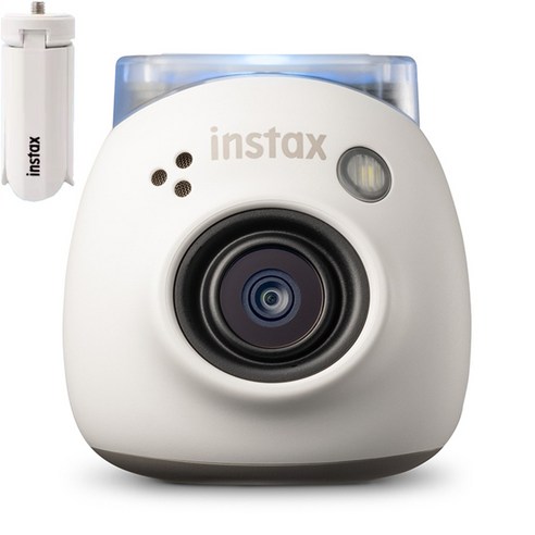 후지필름 Instax Pal Mini 키링캠 인스탁스 팔 미니 포토프린터 연동 카메라, 화이트, 1개, +거치대