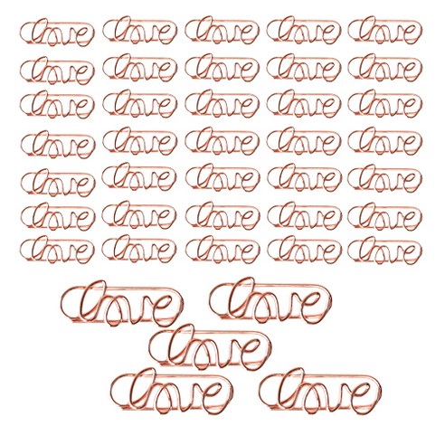 로맨틱노벰버 디자인클립, 디자인클립 로즈골드 love레터링 40p