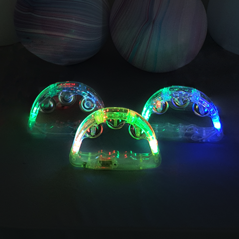 마이너사운드 노래방 LED 탬버린, 3개, 랜덤발송