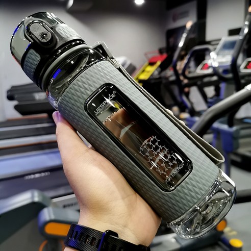 MEIISEO대용량 스포츠 물통 다기능 물병 휴대용 스포츠 물통 대용량 보온병, 450ml Grey