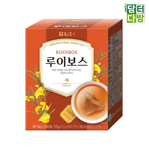 담터 루이보스 허브차 10티백(삼각티백), 1.5g, 10개입, 1개